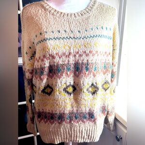 Soft Women’s Sweater Aztec Western Country Size Small/Medium